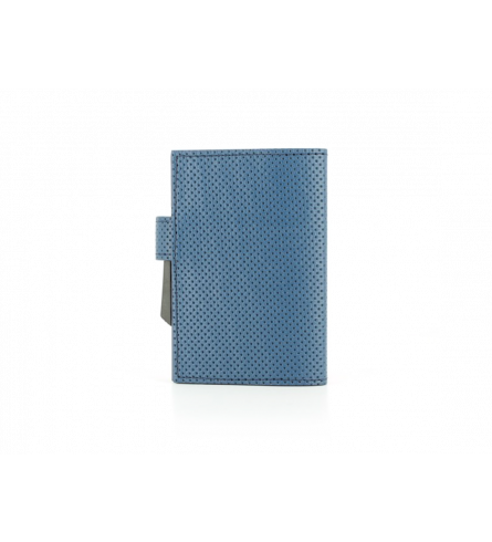 Ögon Cascade Wallet Snap Traforato Blue