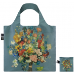 Loqi Bag Van Gogh 50th Anniversaire Bouquet Flower Pattern Blue